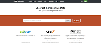 SEM Rush SEO & Keyword Tool