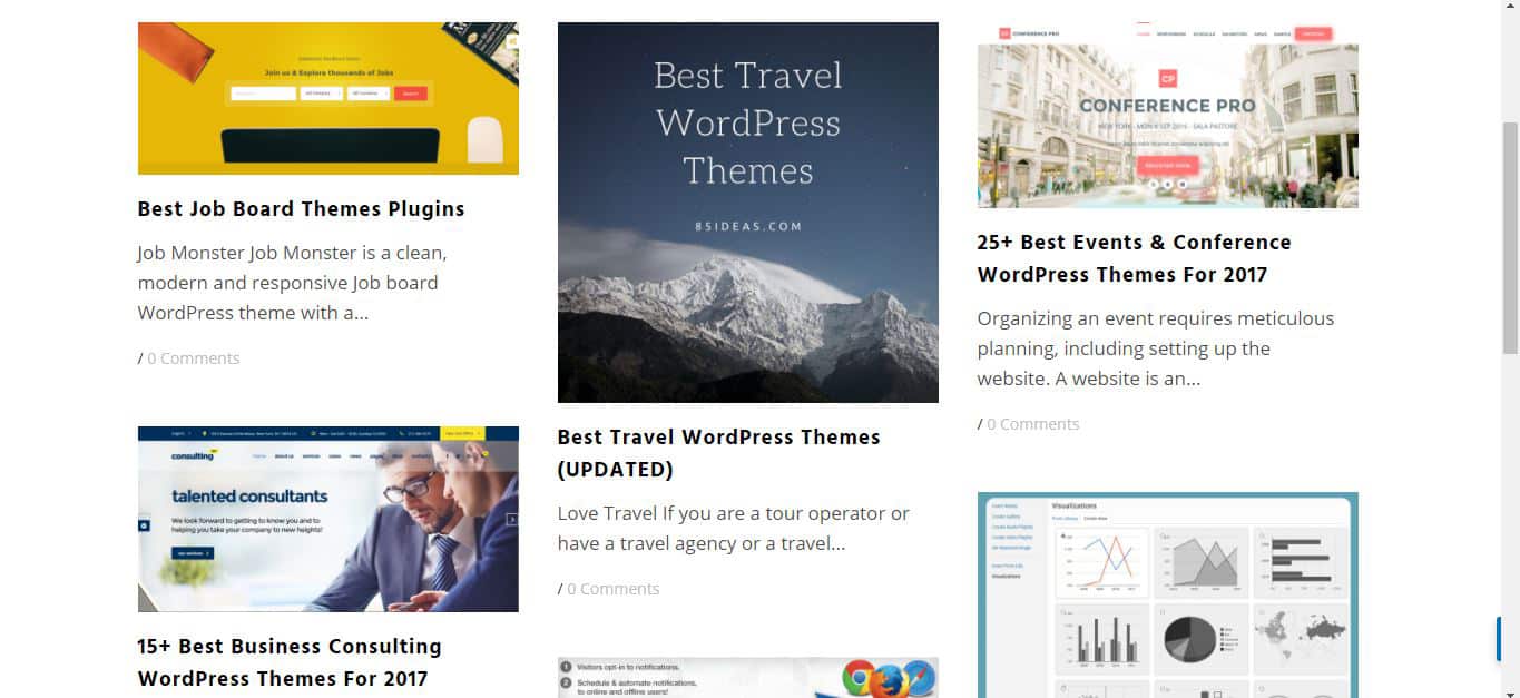 85 Ideas WordPress Blog