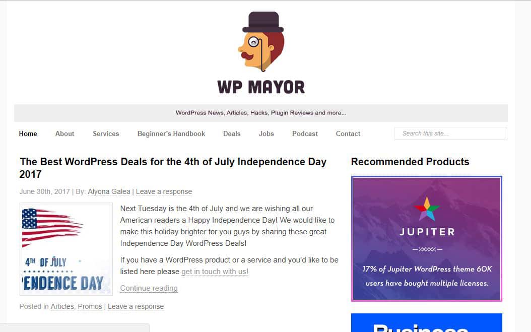 WP Mayor WordPress Blog