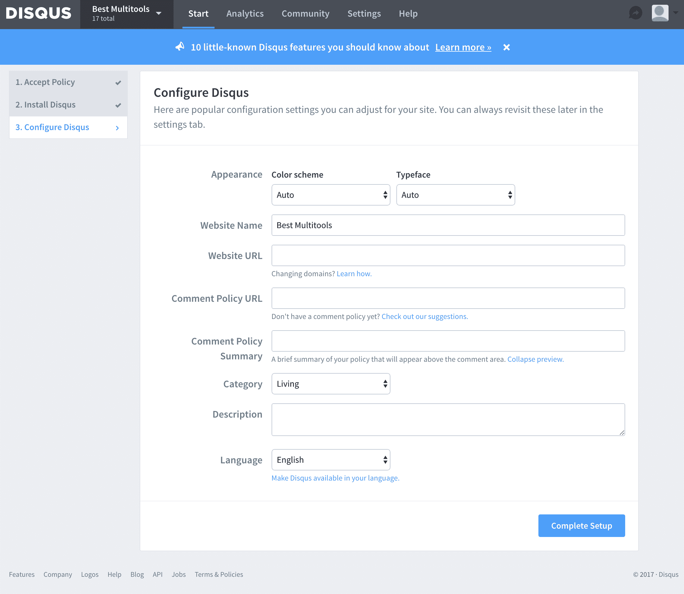 Configuring Disqus Comment System For WordPress