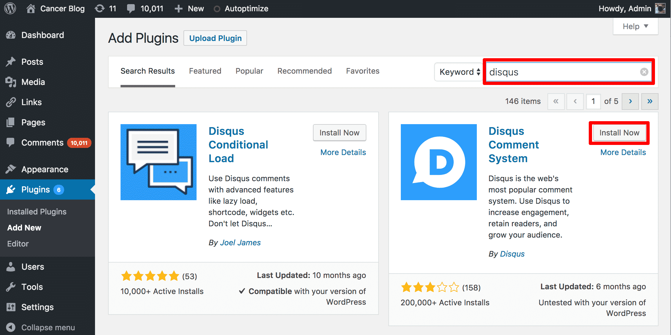 Adding Disqus Plugin To WordPress