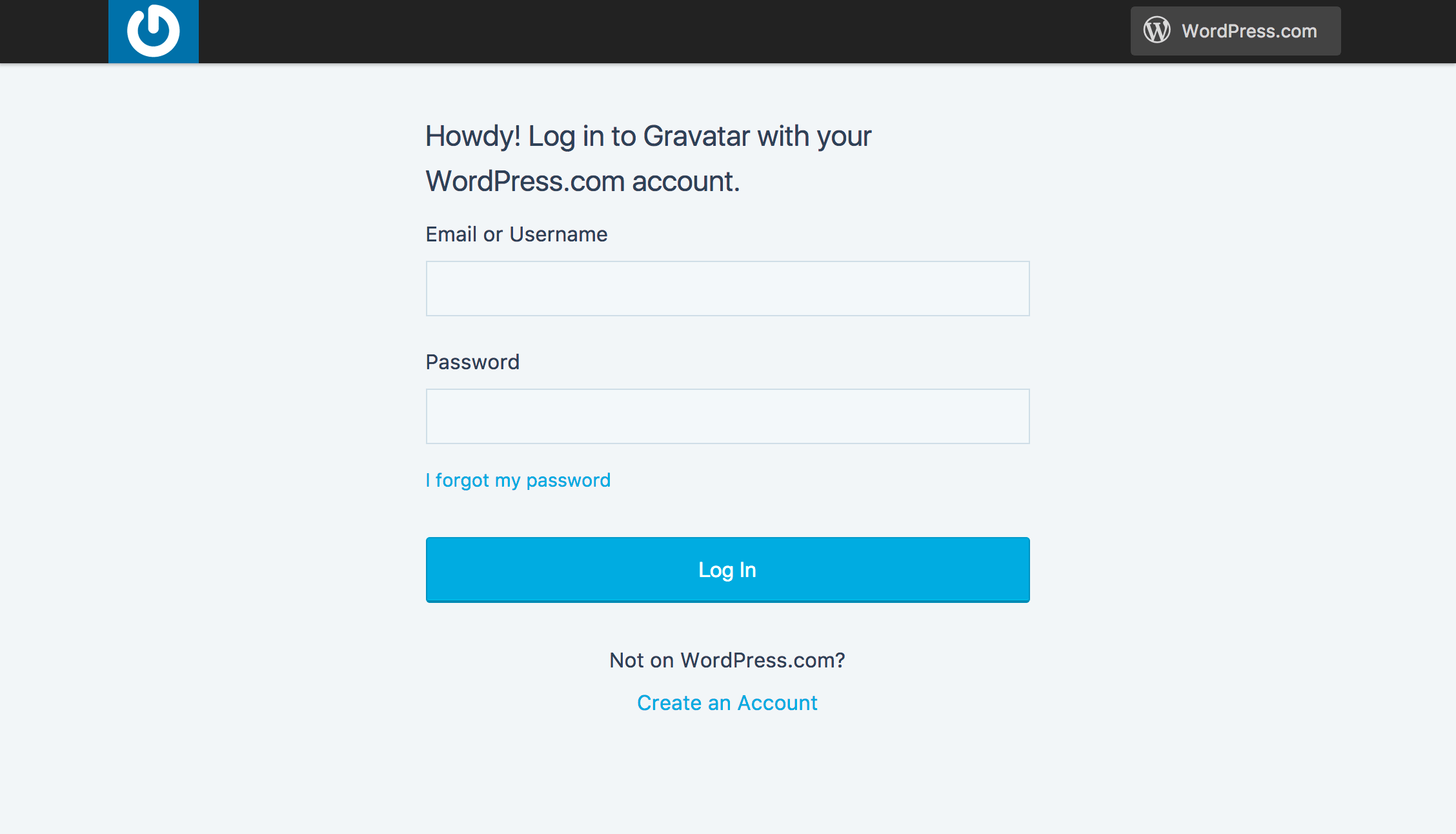 Log-in To Gravatar with WordPress Account