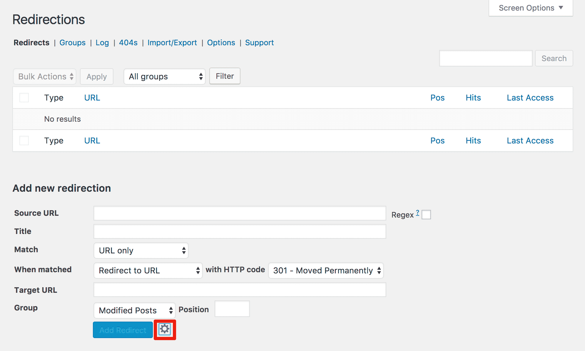 Configuring Redirection Plugin For WordPress