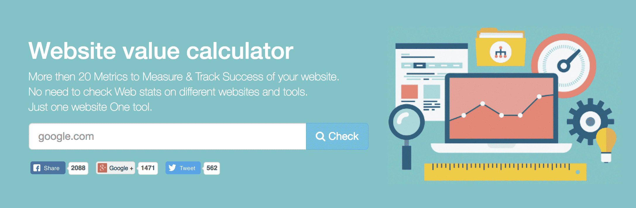 Site value. Calculator web.