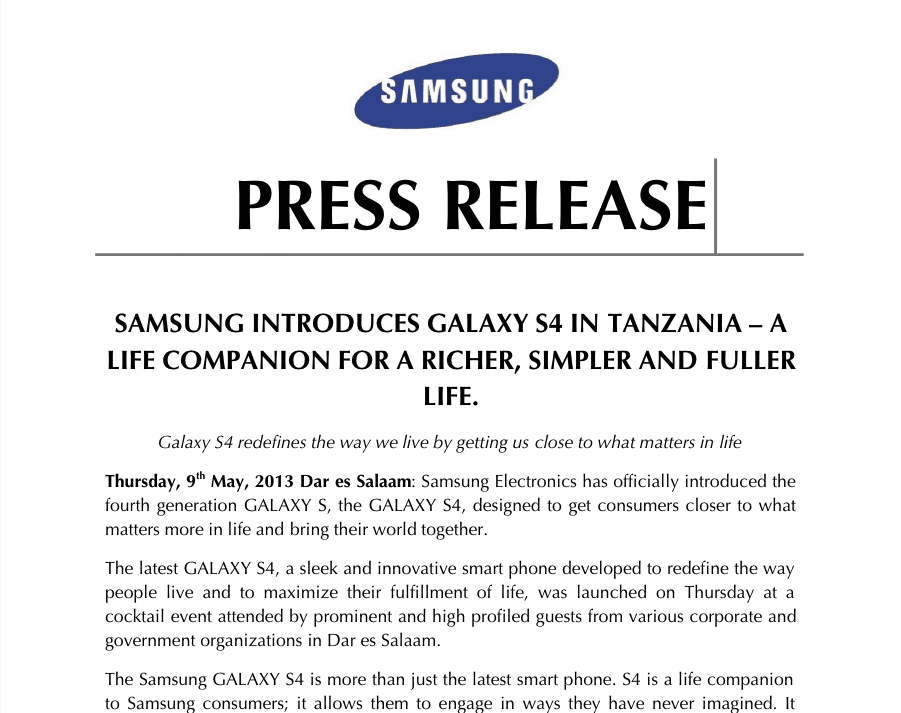 Релиз samsung. Пресс-релиз. Press release example. Пресс релиз бренда одежды. Press release пример.