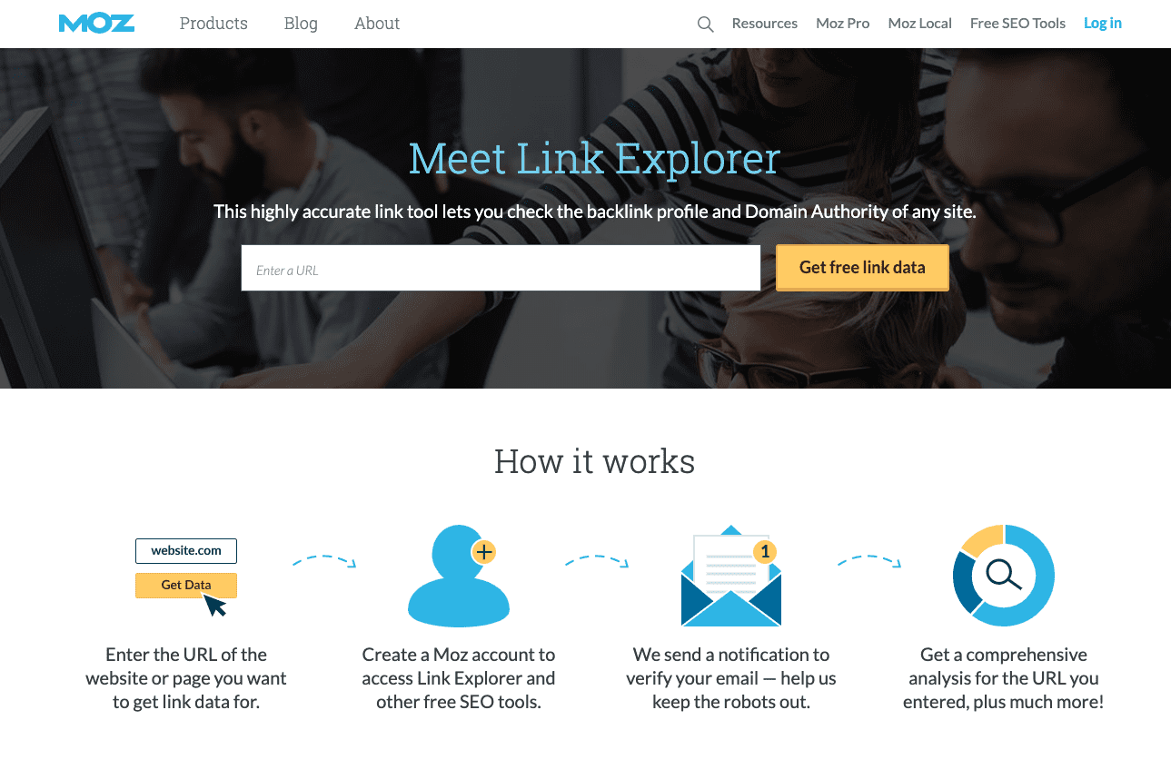 Moz Link Explorer