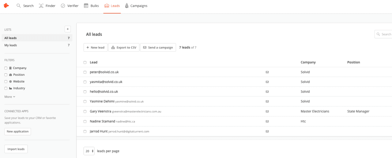 Email Hunter (Hunter.io) Review Of The Email Lookup and Verifier Solvid
