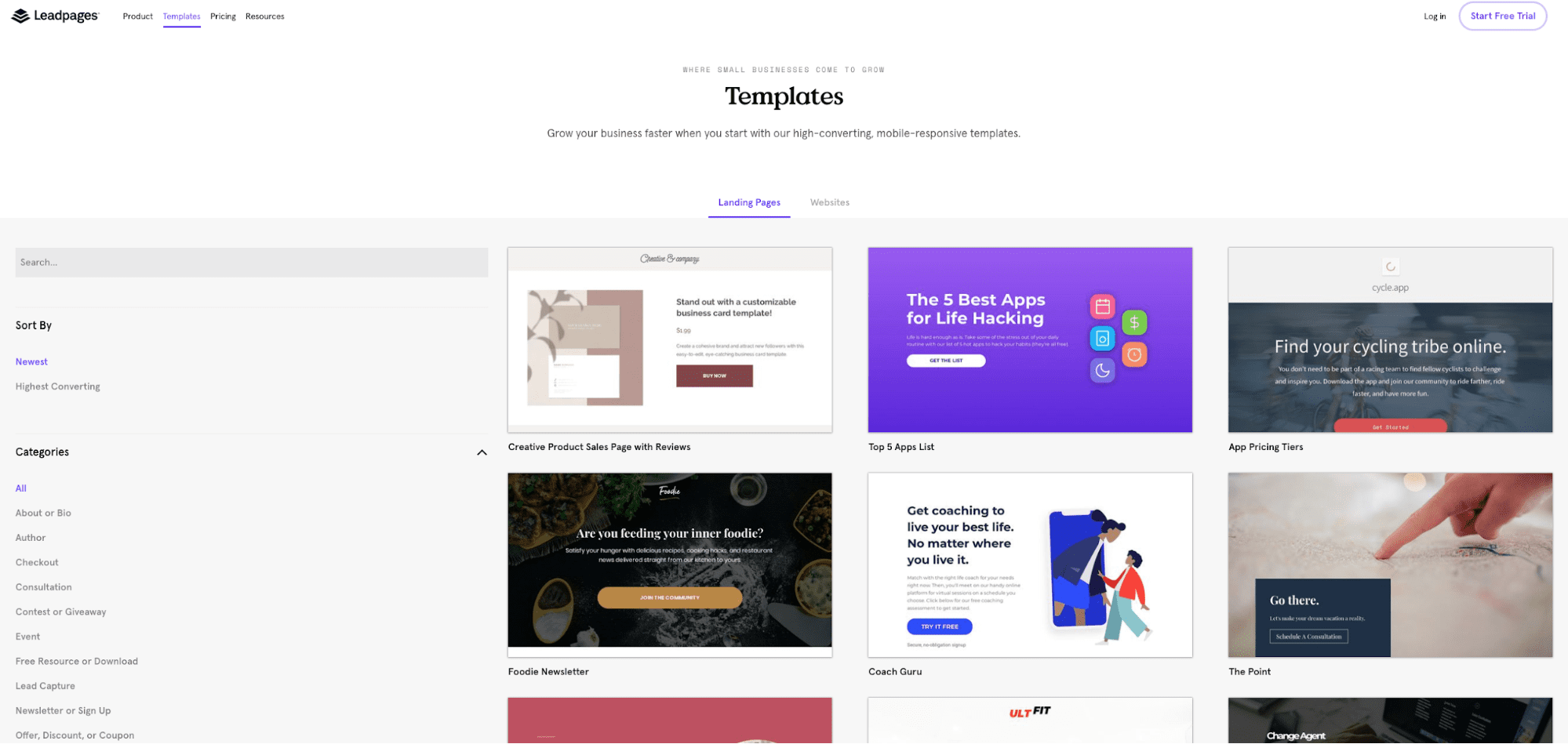 Leadpages Templates