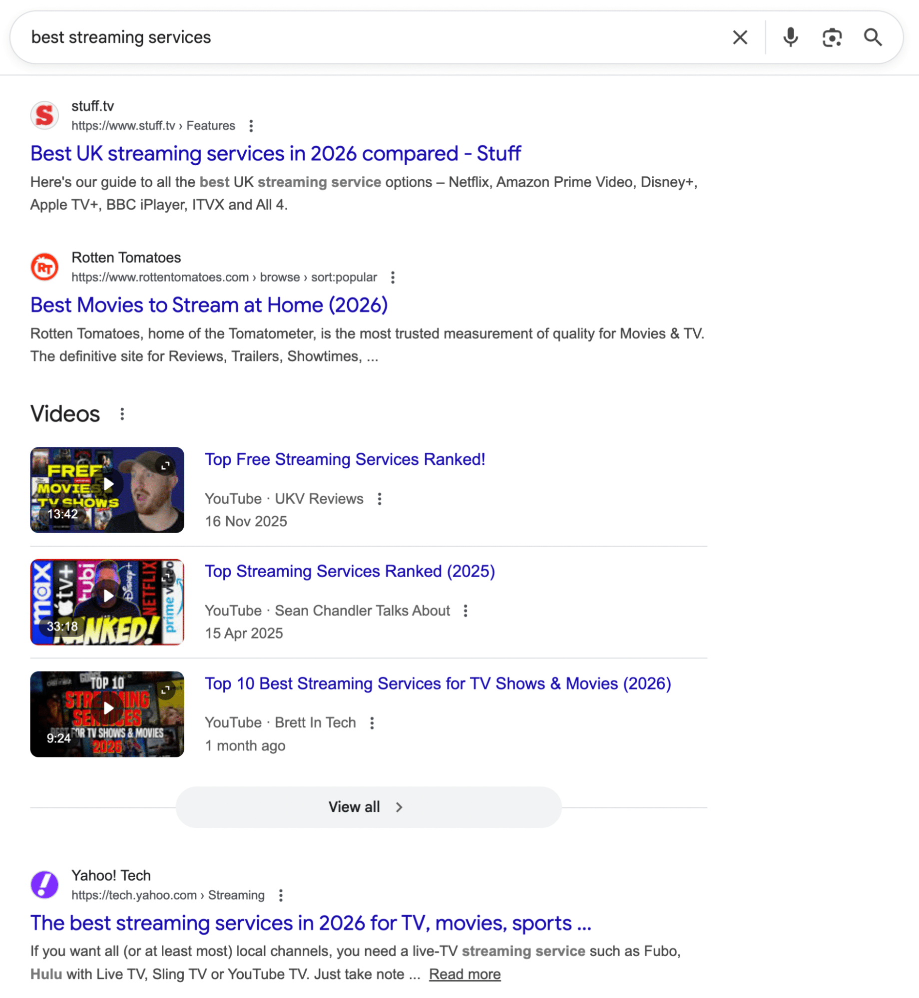Best Streaming Services
