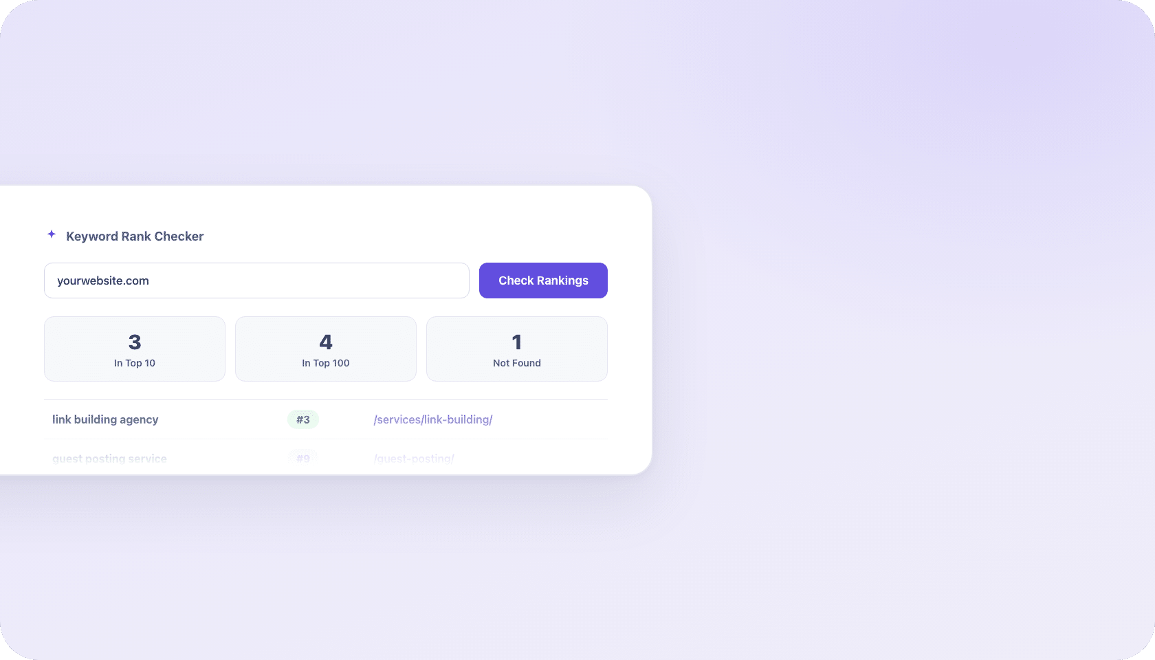 Keyword Rank Checker